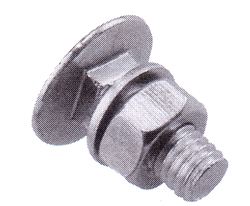 Flachkopfschraube mit Mutter M8x20