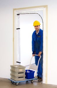 Folientür mit Reissverschluss Zip Door L