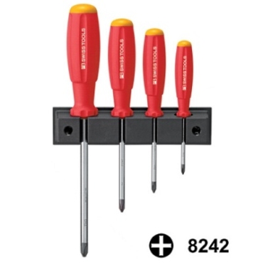 PB Swiss Tools Schraubenzieher-Set mit Wandhalter PB 8242