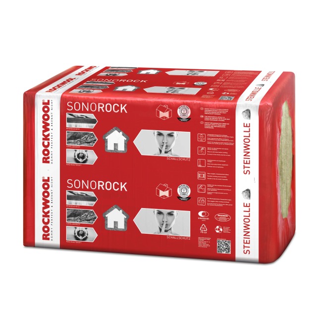 Rockwool Trennwandplatte Sonorock Typ 1 40mm 62.5x100cm