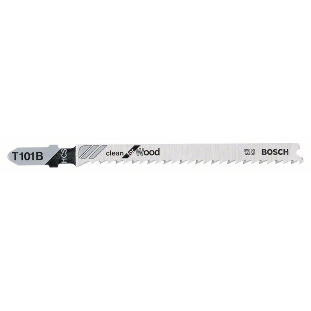 Bosch Stichsägeblatt T 101 B Clean for Wood 25 VPE