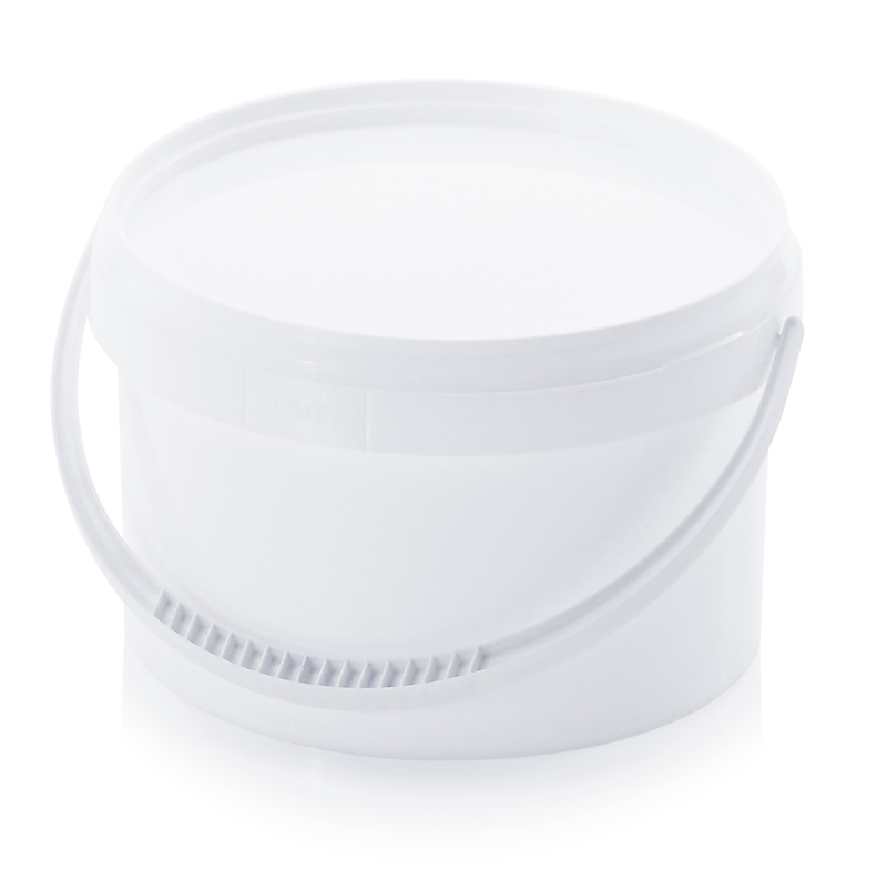 Eimer Rund Kunststoff 2,6 l ohne Deckel, mit Bügel