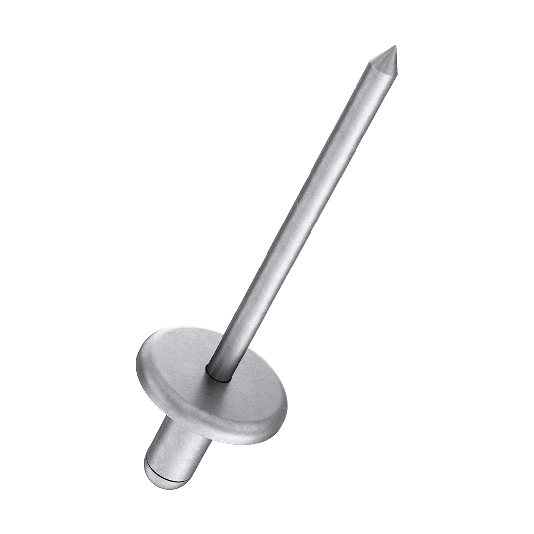 GESIPA Blindniete flachrund Niet und Dorn Alu 3.2x7.6