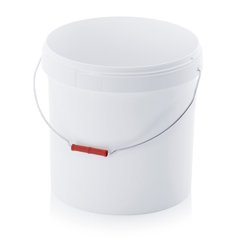 Eimer Rund Kunststoff 18 l ohne Deckel, mit Bügel