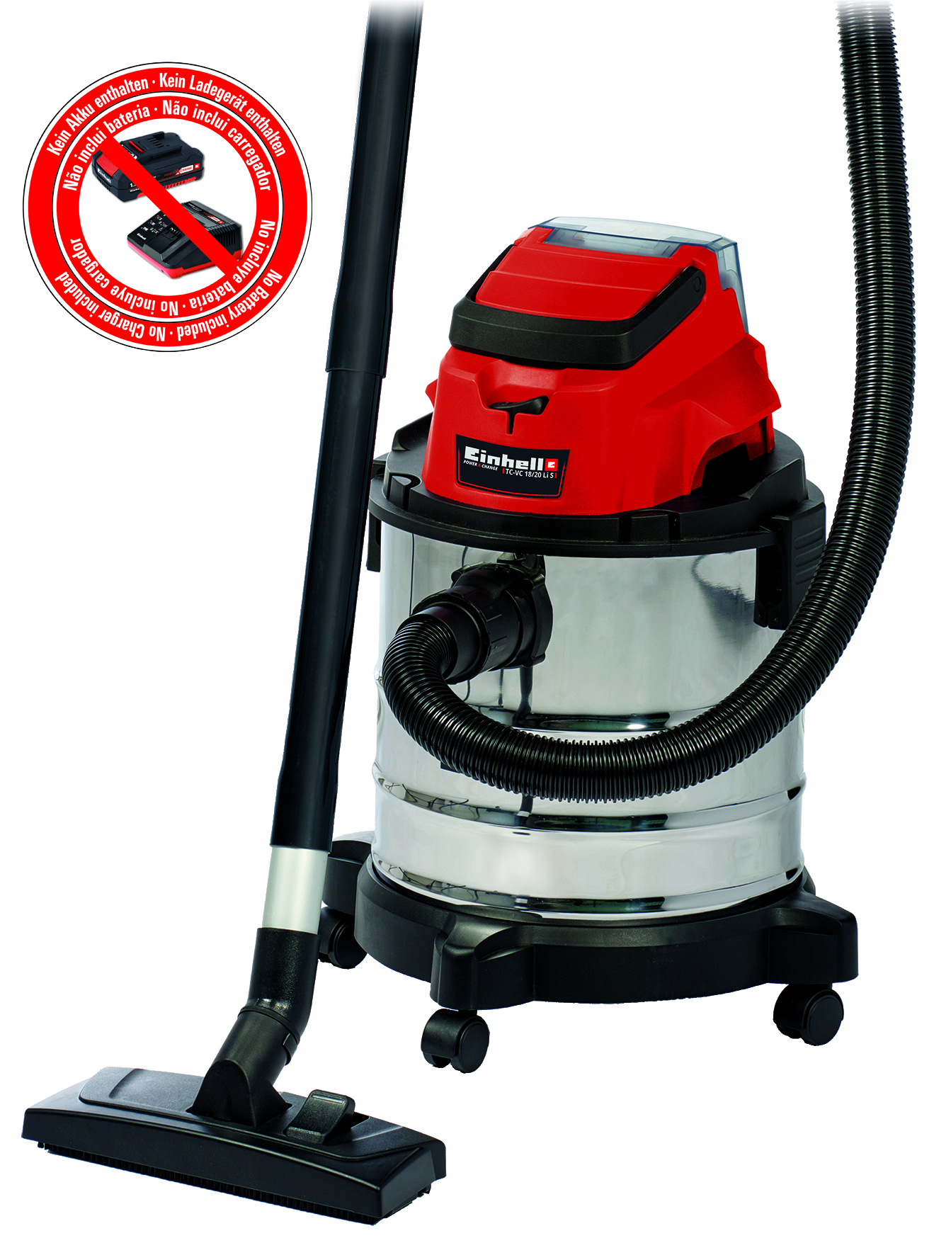 Einhell TC-VC 18/20 Li S - Solo Akku-Nass/Trockensauger