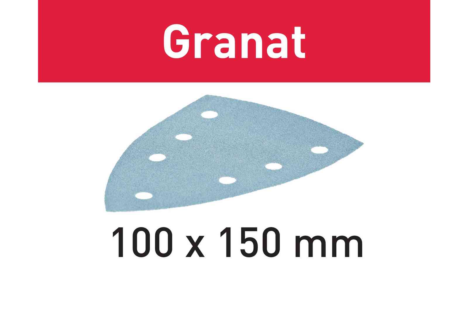 Schleifblatt Granat STF DELTA/7 P150 GR/100                                                                        für DTS 400, DTSC 400, DS 400
