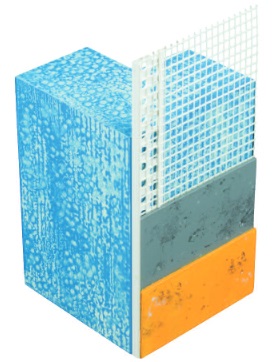 Putzabschlussprofil PVC Gewebe 6x23 2,5m