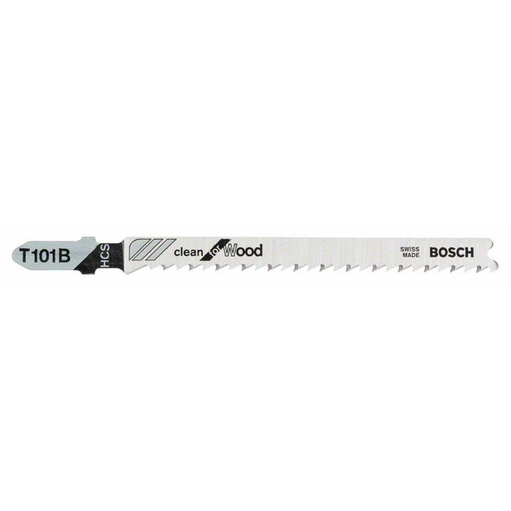 Bosch Stichsägeblatt T 101 B Clean for Wood 5 VPE