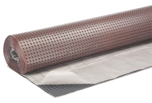 Noppenbahn 250cm braun