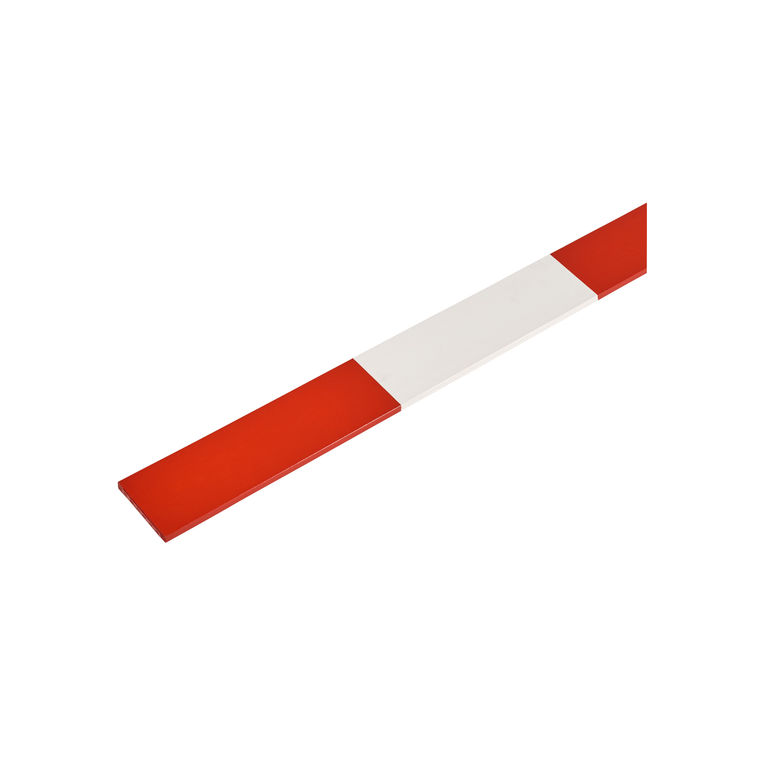 Absperrlatte weiss/rot 4 Meter