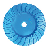 Topfscheibe 100 MRT-M blau M14 Körnung 80