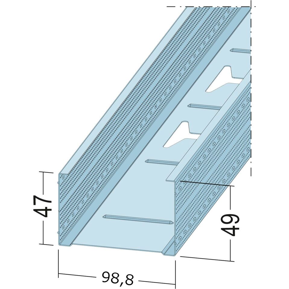 PROTEKTOR C-Wandprofil (CW 100-06) 5216450 / BND à 8 Stk. GB à 8 BND
