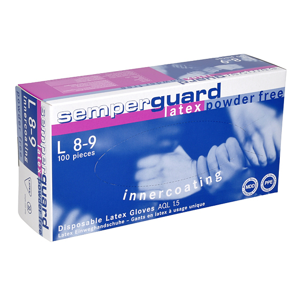 Einweghandschuh-Latex gepudert Gr.9-10XL