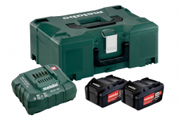 Metabo Basis-Set 2x Li 4.0Ah + ASC + ML