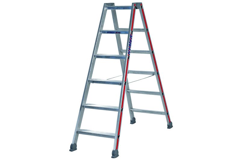 Hymer Stufenstehleiter beidseitig begehbar SC 40 4 Stufen