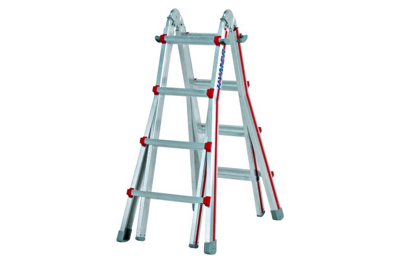 Hymer Teleskopleiter vierteilig SC 40 4x5 Tritt