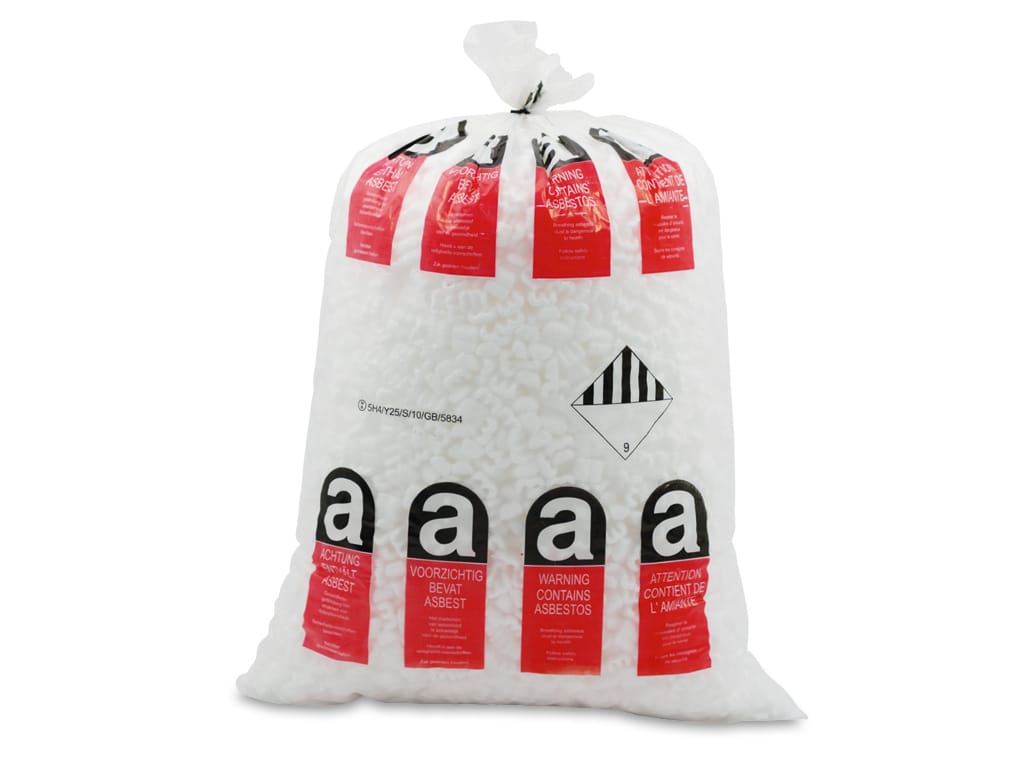 Asbest Abfallsack MDPE 150 l 70my transparent